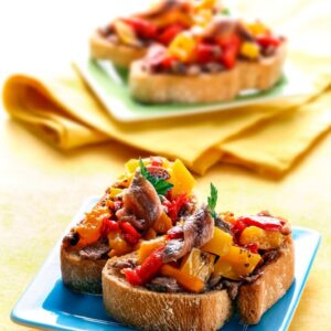 BRUSCHETTE CON I PEPERONI