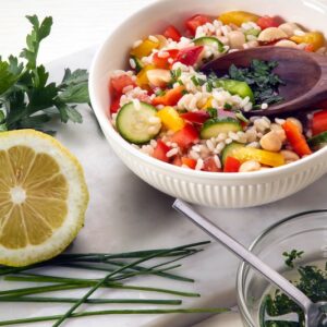INSALATA DI RISO CON VERDURE MISTE (STEP 4)