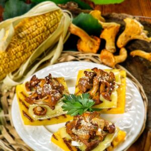 CROSTONI DI POLENTA CON FINFERLI - 2133