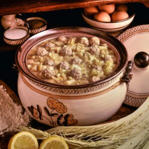 CARDI IN BRODO CON POLPETTINE DI CARNE - S 340810 - 2164