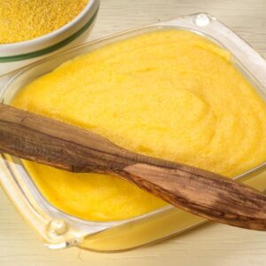 STEP 1 CROSTONI DI POLENTA CON FONTINA ACCIUGHE E PEPERONI