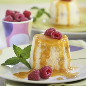 BUDINI DI RICOTTA CON SALSA DI ALBICOCCHE - 2307