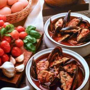 ZUPPA DI COZZE RIPIENE