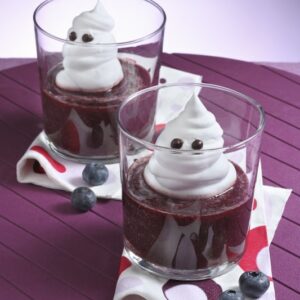 MOUSSE DI MIRTILLI E FANTASMINO DI PANNA - 2474