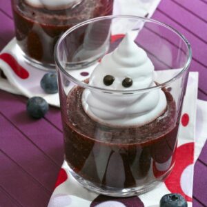 MOUSSE DI MIRTILLI E FANTASMINO DI PANNA - 2484