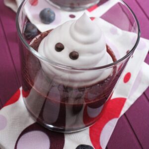 MOUSSE DI MIRTILLI E FANTASMINO DI PANNA - 2489