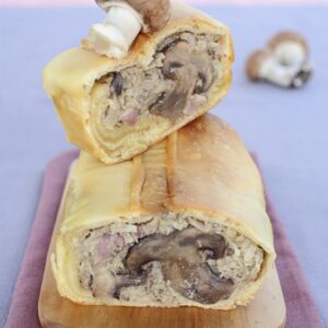 CROSTA CON VERZE PANCETTA FUNGHI PANGRATTATO UOVA - 2502