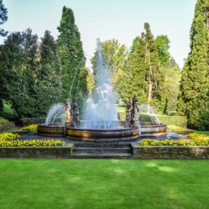 FONTANA, GIARDINO ALL'ITALIANA, VILLATARANTO, VERBANIA, ITALIA - 2526