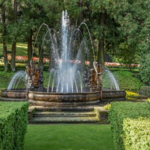 FONTANA, GIARDINO ALL'ITALIANA, VILLATARANTO, VERBANIA, ITALIA - 2530