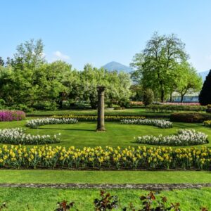 FONTANA, GIARDINO ALL'ITALIANA, VILLATARANTO, VERBANIA, ITALIA - 2531
