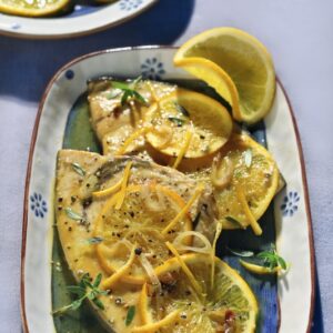 PESCE SPADA CON SCALOGNO ARANCIA SANTOREGGIA - 2556