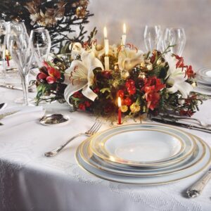 TAVOLA NATALE BIANCA - 2579 S 223 920