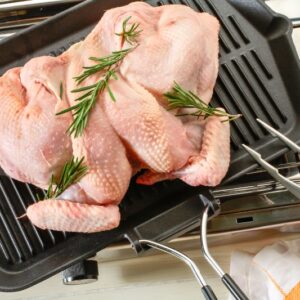 PIASTRA DOPPIA - COTTURA POLLO ALLA DIAVOLA (STEP 2)