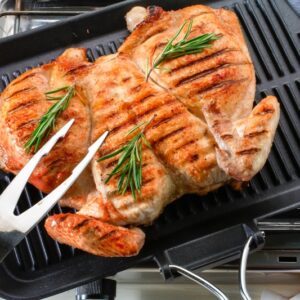 PIASTRA DOPPIA - COTTURA POLLO ALLA DIAVOLA (STEP 3)