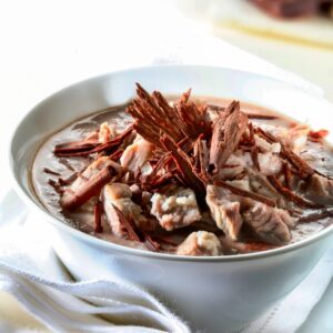 CREMA DI CASTAGNE, PUNTINE DI MAIALE E CIOCCOLATO AMARO - 2652