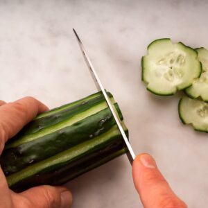 ROTELLE DI CETRIOLO (STEP 3)