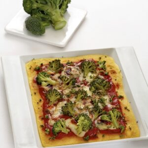 PIZZA DI POLENTA CON BROCCOLI - 2760