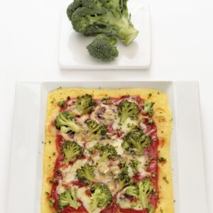 PIZZA DI POLENTA CON BROCCOLI - 2763