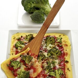 PIZZA DI POLENTA CON BROCCOLI - 2766
