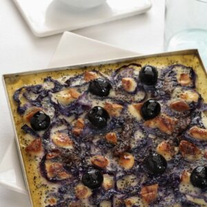 PIZZA DI POLENTA AL CAVOLO ROSSO - 2775