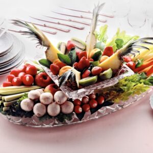 CENTROTAVOLA CON FRUTTA E VERDURA - S204860 - 2987