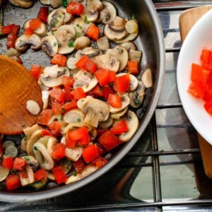 UOVA IN SALSA DI FUNGHI (STEP 4)