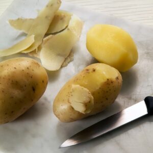 FARFALLE CON POLLO E PATATE AL PESTO (STEP 1) - 3851