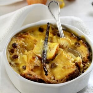 PUDDING DI PANETTONE E MELE ALLA VANIGLIA - 3945