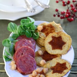 PANELLE DI CECI ALLA PAPRIKA E COTECHINO - 3965