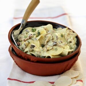 CROXETTI LIGURI CON SCALOGNO PANNA CURRY FUNGHI MAGGIORANA - 4104