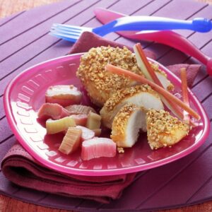 POLLO AL SESAMO CON RABARBARO - 4480