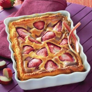 SFOGLIA CON RABARBARO E FRAGOLE - 4484