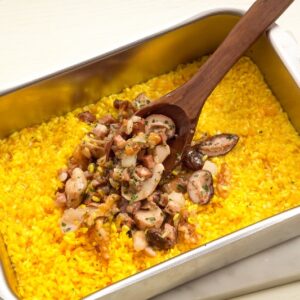 PILAF CON PROSCIUTTO E PORCINI (STEP 4)