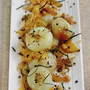 CIPOLLINE CON CARAMBOLA ROSMARINO PEPE CORIANDOLO - 4794