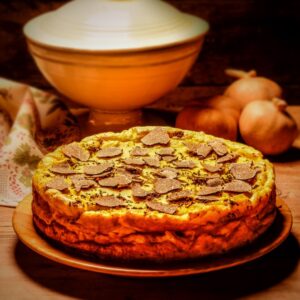 TORTA D'ORO AI TARTUFI - PIZZA DI FARINA GIALLA - A 52800 - 4904