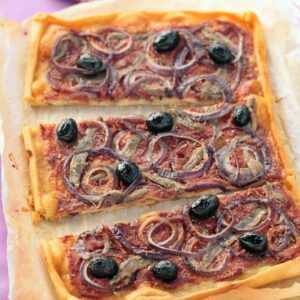 PISSALADIERE CON CIPOLLE ROSSE E ACCIUGHE - 4956