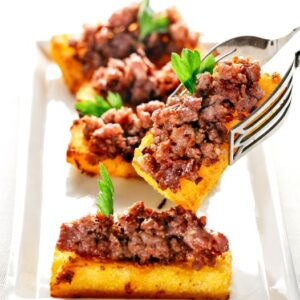 POLENTINE CON SALSICCIA - EMILIA ROMAGNA - 0741