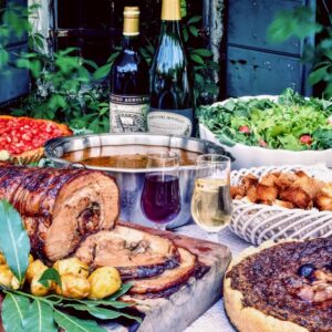 CROSTATA DI FUNGHI, SELLA DI VITELLO FARCITA AL FORNO, CROSTATA, DI FRAGOLINE DI BOSCO, INSALATA ALLE FRAGOLE - EP 1446 - 5027