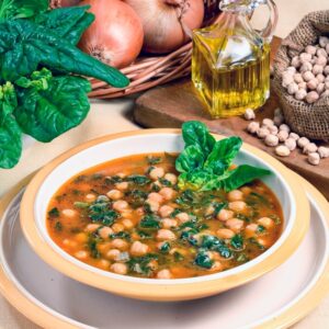 MINESTRA DI CECI E SPINACI - 540