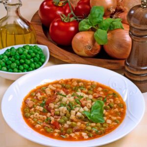 MINESTRA CON PISELLI E GUANCIALE - 541