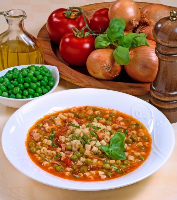 MINESTRA CON PISELLI E GUANCIALE - 541