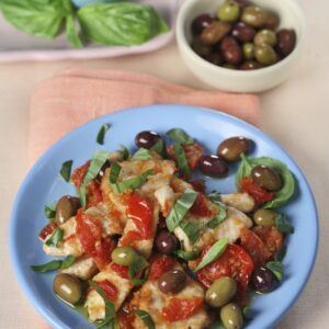 STRACCETTI CON POMODORI SECCHI ALLA LIGURE - 5437