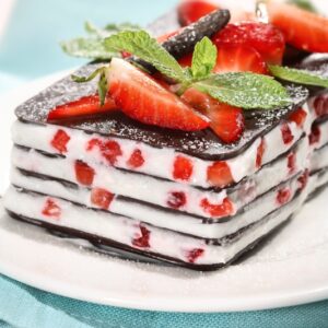 MILLEFOGLIE DI CIOCCOLATO E FRAGOLE - 5702