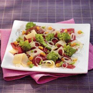 CARPACCIO CON CAVOLO ROMANESCO PORRI MAIS EMMENTAL - 5709