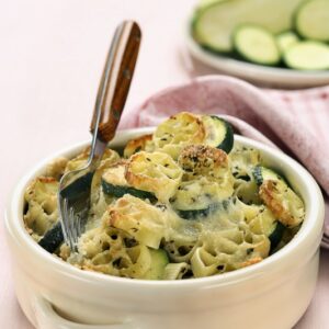 RUOTE CON ZUCCHINE AL FORNO