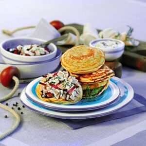 BLINI CON TARTARE DI AFFETTATO DI MARE CORAYA - 5835
