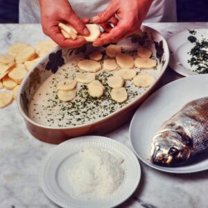 STEP 1, ORATA ALLA PUGLIESE AL FORNO CON PATATE