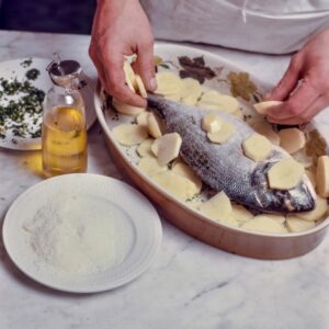 STEP 2, ORATA ALLA PUGLIESE AL FORNO CON PATATE