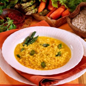 MINESTRA GIALLA DI RISO E ASPARAGI - 606