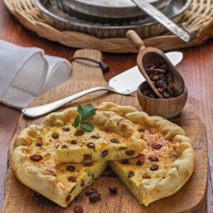 TORTA SALATA AL BACCALÀ E UVETTA - 6635